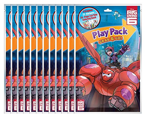 Bendon Big Hero 6 Grab & Go Play Packs (paquete de 12)