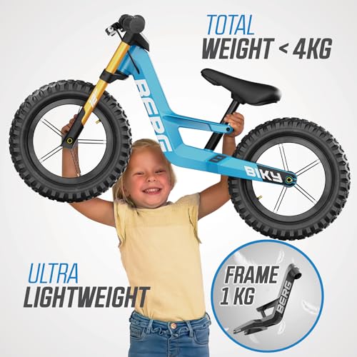 Berg Biky Cross Blue Handbrake Bicicleta Infantil, Unisex Youth, Azul, Talla única