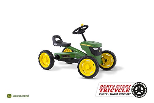 Berg Pedal Gokart Buzzy John Deere | Coche de Pedales, Seguro y Estabilidad, Juguete para niños Adecuado para niños de 2 a 5 años