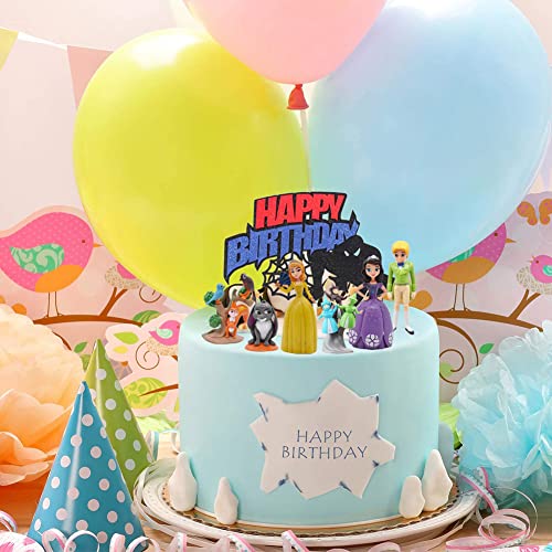 BESTZY Princess Sofia Cake Topper Princess Sofia Mini Juego de Figuras Decoración para Tartas Pastel Decoración Suministros,Dibujos Animados De Tartas para Fiestas 6Piezas