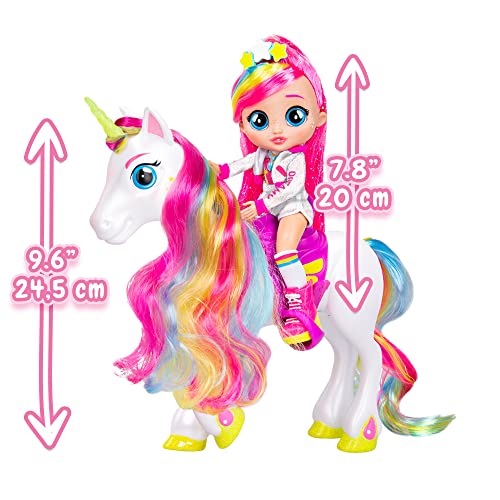 BFF BY BEBÉS LLORONES Dreamy & Rym - Pack de Lujo ¡Incluye la Exclusiva muñeca articulada Dreamy y su Unicornio Rym!-Regalo optimo para NIÑOS y NIÑAS +5 Años