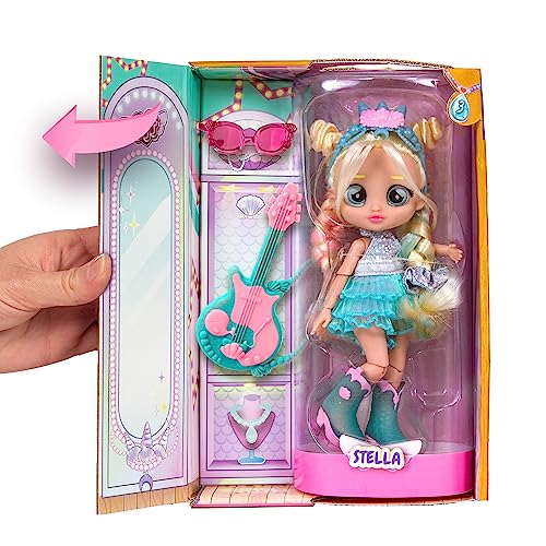 BFF BY BEBÉS LLORONES Stella - Coleccionable Muñeca Fashion con Pelo Largo, Ropa de Tela y 9 Accesorios-Regalo optimo para NIÑOS y NIÑAS +5 Años