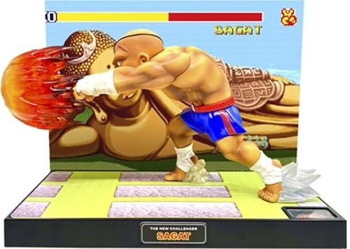 BigBoysToys Street Fighter - Estatuilla de PVC (17 cm), diseño de Sagat