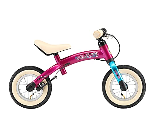 BIKESTAR Bicicleta sin Pedales para niños y niñas | Bici 10 Pulgadas a Partir de 2-3 años con Freno | 10" Edición Sport Berry Turquesa