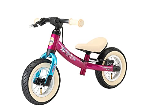 BIKESTAR Bicicleta sin Pedales para niños y niñas | Bici 10 Pulgadas a Partir de 2-3 años con Freno | 10" Edición Sport Berry Turquesa