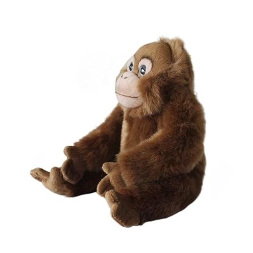 BIVVI Simulación de Gorila de Peluche de Sumatra, orangután pelirrojo, muñeco de Peluche de orangután, Regalo de educación temprana Suave y Lindo, decoración del hogar