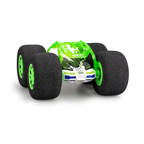 Bizak Exost Gyro Loop X Radio Control, 2, 4GHZ, con neumáticos de amortiguación óptima y fabricados con material de espuma súper ligeros, con carcasa protectoras extraíble y luces en la carrocería