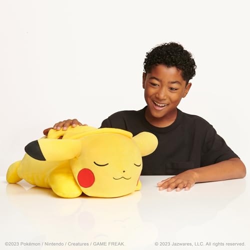 Bizak Peluche Pikachu Dormilón 46 cm, Peluche Gigante Oficial de Pokémon (63220074)