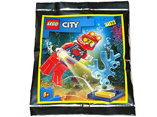 Blue Ocean LEGO City 952012 - Juego de minifigura de buceo (bolsa)