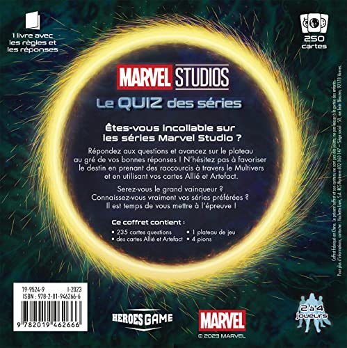 Boîte quiz Séries Marvel