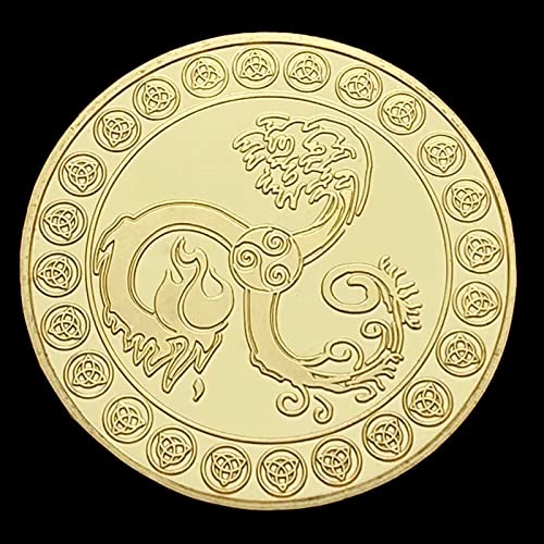 BOKJG Colección de Monedas de Oro Regalo de Recuerdo Totem Cultura Desafío Boletín de Monedas