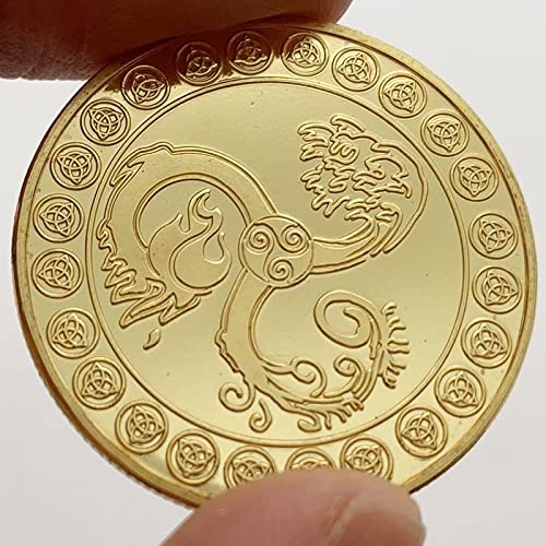 BOKJG Colección de Monedas de Oro Regalo de Recuerdo Totem Cultura Desafío Boletín de Monedas