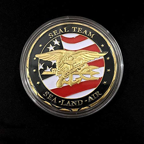 BOKJG Moneda Conmemorativa Pirata 2019 Seal Team Moneda Conmemorativa de Metal Bitcoin Moneda Conmemorativa