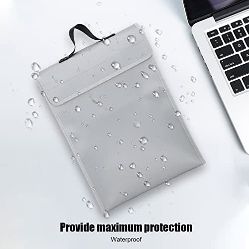 Bolsa Portátil De Doble Capa, 40 X 7 X 30 Cm/15,75 X 2,76 X 11,81 En Bolsa De Seguridad Impermeable A Prueba De Explosiones Y Humedad, Almacenamiento De Documentos, Protección De Documentos Para Viaje