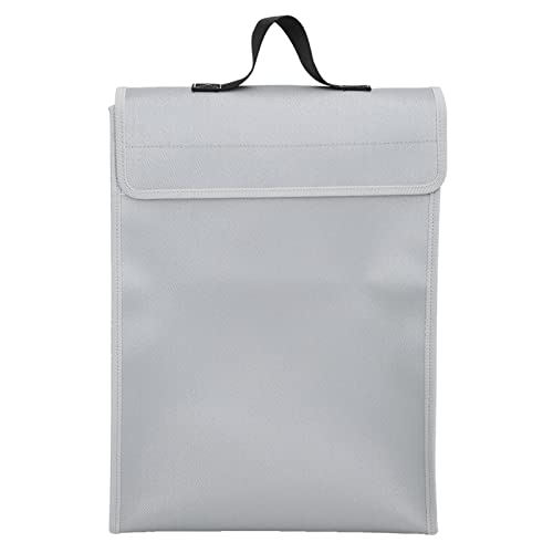 Bolsa Portátil De Doble Capa, 40 X 7 X 30 Cm/15,75 X 2,76 X 11,81 En Bolsa De Seguridad Impermeable A Prueba De Explosiones Y Humedad, Almacenamiento De Documentos, Protección De Documentos Para Viaje