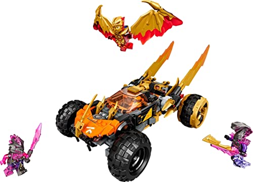 BRICKCOMPLETE Lego 71769 Coles - Juego de 3 dragones, 71768 Jays Gold Dragon Moto & 30592 Mini Cazador de truenos