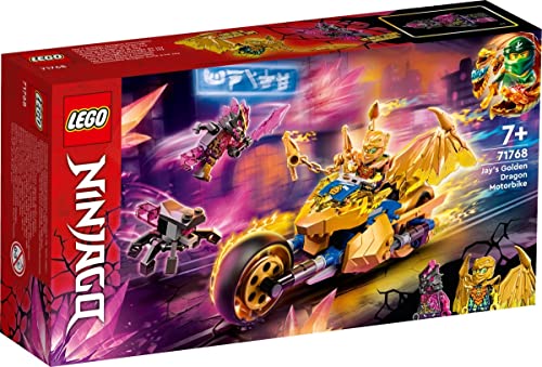 BRICKCOMPLETE Lego 71769 Coles - Juego de 3 dragones, 71768 Jays Gold Dragon Moto & 30592 Mini Cazador de truenos