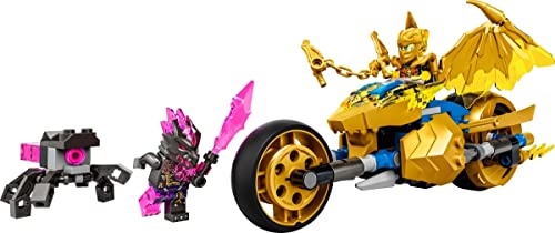 BRICKCOMPLETE Lego 71769 Coles - Juego de 3 dragones, 71768 Jays Gold Dragon Moto & 30592 Mini Cazador de truenos