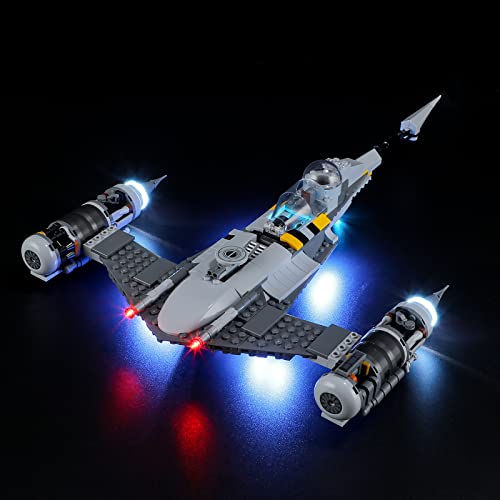 BRIKSMAX Kit de iluminación LED para Lego Star Wars Caza Estelar N-1 de The Mandalorian - Compatible con Lego 75325 Building Blocks Model- No incluir el Conjunto de Lego