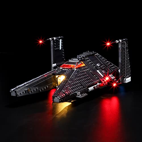 BRIKSMAX Kit de iluminación LED para Lego Star Wars Transporte Inquisitorial Scythe - Compatible con Lego 75336 Building Blocks Model- No incluir el Conjunto de Lego