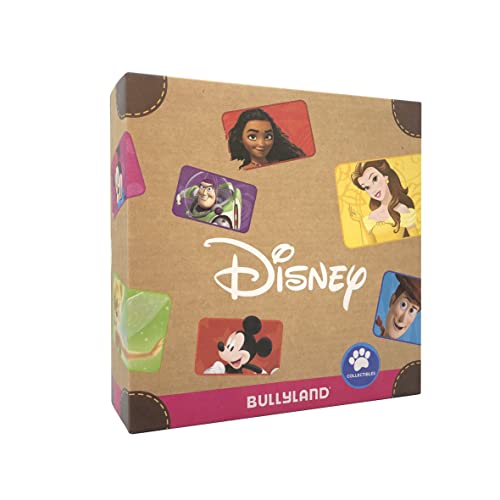 Bullyland 13260-Juego de figuras de Princesas de Walt Disney con Bella, Jasmine, Aurora, Tiana y Cenicienta, fiel al detalle, ideal como figura de tarta y pequeño regalo para niños a partir de 3 años