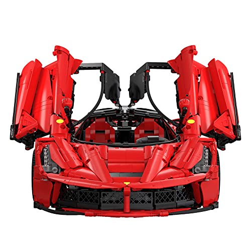 CaDA Master C61505W Supercar Laff Bloques de sujeción, 4739/pcs Técnica Grande Coche 1:8 Bloques de Construcción, MOC Modelo de Coche Deportivo Juguetes para Adultos y Jóvenes