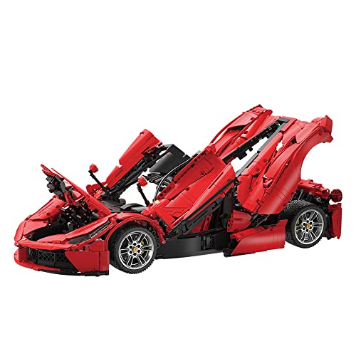 CaDA Master C61505W Supercar Laff Bloques de sujeción, 4739/pcs Técnica Grande Coche 1:8 Bloques de Construcción, MOC Modelo de Coche Deportivo Juguetes para Adultos y Jóvenes