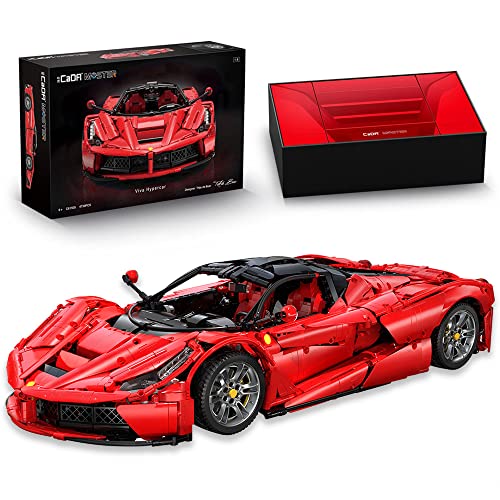 CaDA Master C61505W Supercar Laff Bloques de sujeción, 4739/pcs Técnica Grande Coche 1:8 Bloques de Construcción, MOC Modelo de Coche Deportivo Juguetes para Adultos y Jóvenes