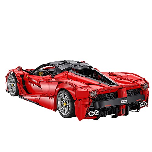 CaDA Master C61505W Supercar Laff Bloques de sujeción, 4739/pcs Técnica Grande Coche 1:8 Bloques de Construcción, MOC Modelo de Coche Deportivo Juguetes para Adultos y Jóvenes