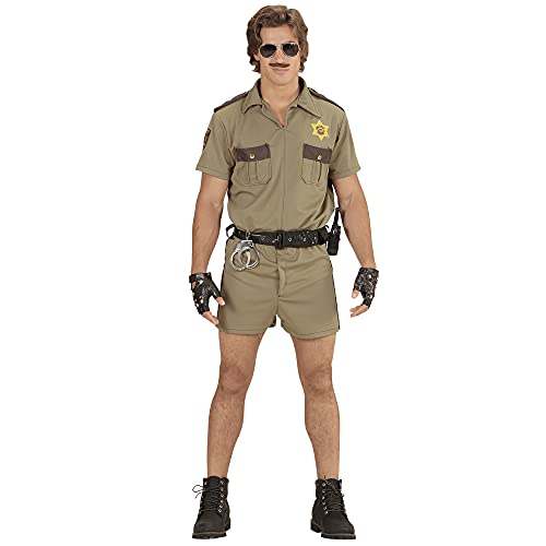 "CALIFORNIA HIGHWAY PATROL OFFICER" (shirt, shorts, belt) - (M)