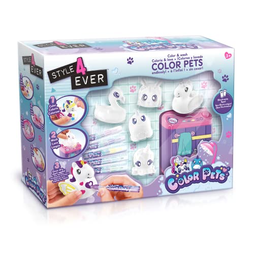 Canal Toys - Style 4 Ever - Personajes para Decorar, Color Pets SPA (5 Mascotas) - OFG 210