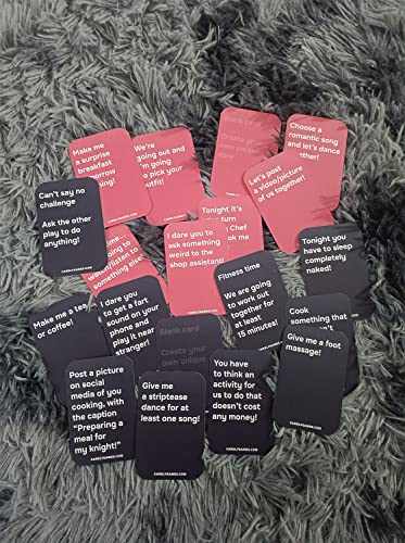 cardly Divertido juego de parejas, divertido juego de desafío para grandes relaciones, baraja de intimidad romántica, regalo de cita para parejas (edición especial)