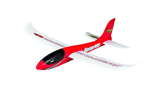 Carson 500504013 Airshot 490 500504013 - Trineo de Juguete (100% Listo para Volar, para lanzar, Casi Indestructible, de poliestireno), Color Rojo