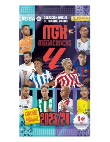 Cartas MEGACRACKS La Liga 2023 2024 (Album Archivador + 15 Sobres)