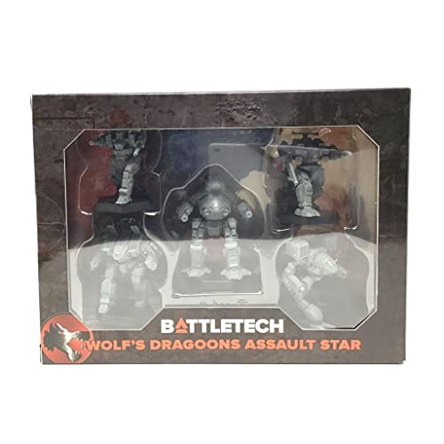 Catalyst Game Labs - BattleTech Wolfs Dragoons Assault Star - Miniature Game -English Version