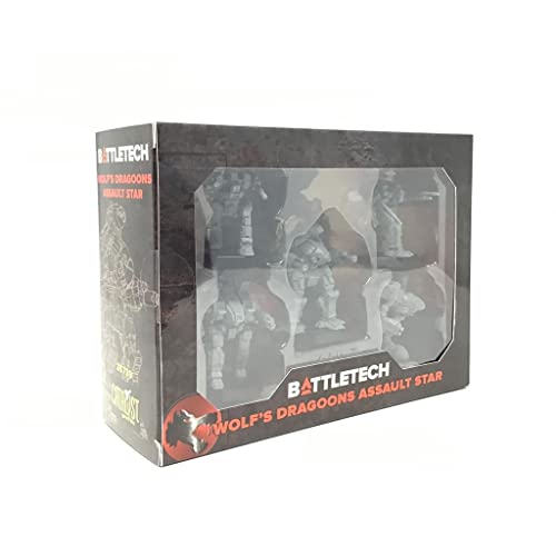 Catalyst Game Labs - BattleTech Wolfs Dragoons Assault Star - Miniature Game -English Version