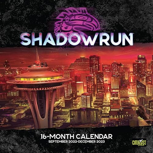 Catalyst Game Labs - Shadowrun 16 Month Calendar Game Maps - Calendar -English Version