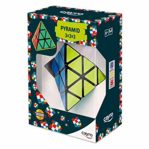 Cayro - Pyramid - Juegos de Ingenio - Juegos Educativos - Cubo de Rubik en Forma de Piramide - Figuras - Desarrollo Cognitivo - + 6 años