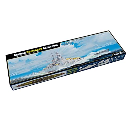 CAZARU Portaaviones 3D Puzzles Kits de Modelos de plástico, Escala 1/200 USS Yorktown Aircraft Carrier CV-5 Modelo, Juguetes para Adultos y Regalo, 49 x 7.1 Pulgadas