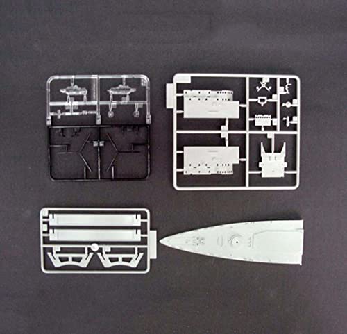CAZARU Portaaviones 3D Puzzles Kits de Modelos de plástico, Escala 1/350 Portaaviones USS Yorktown CV-10 1944 Modelo, Juguetes para Adultos y Regalo, 27.8Inshs