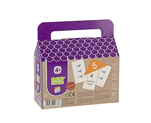 Cefa Toys- Eco Logic Numeros Juego de Fichas, Multicolor (21673)