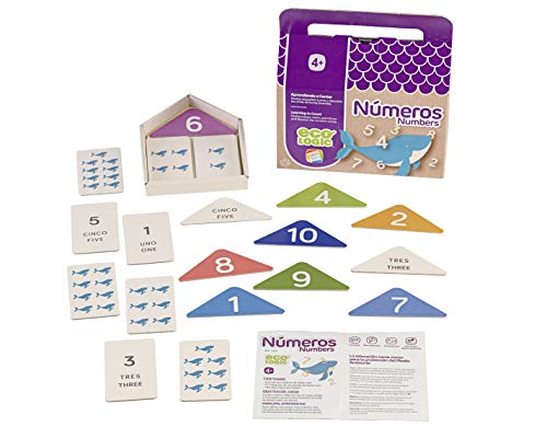 Cefa Toys- Eco Logic Numeros Juego de Fichas, Multicolor (21673)