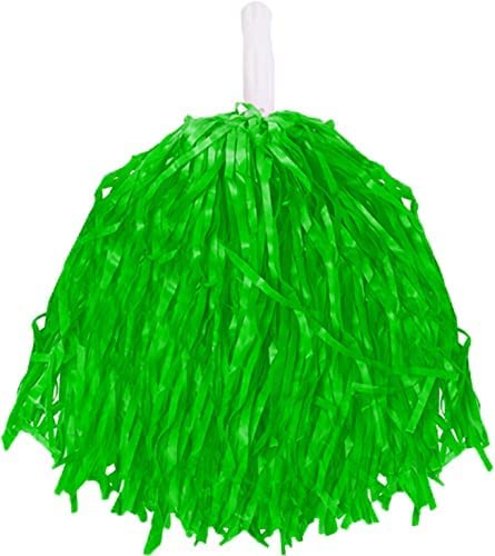 CHEERLEADER POMPOMS - Vestido de fantasía con puños ligeros y asas para niños y adultos. Color: verde