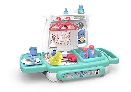 Chicos Nursery Premiere con 16 Accesorios, Con Este Set de Nursery Podrás Cuidar a Tus Muñecos y Darles de Comer, Solo Falta la Imaginación de los Niños, Recomendado a Partir de 36 Meses, 84221