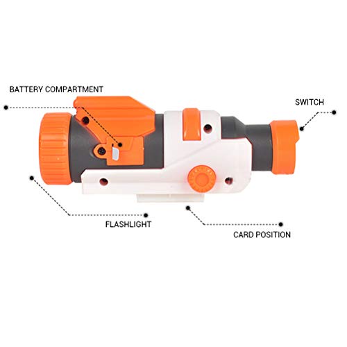 Chrees Linternas LED para juegos, linternas de juego de alto brillo (naranja)