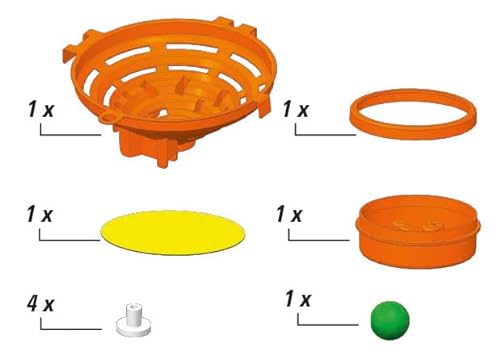 Clementoni - Action&Reaction Trampolin, expansión juego, complemento Action Reaction, Juego STEM, a partir de 8 años (19116)