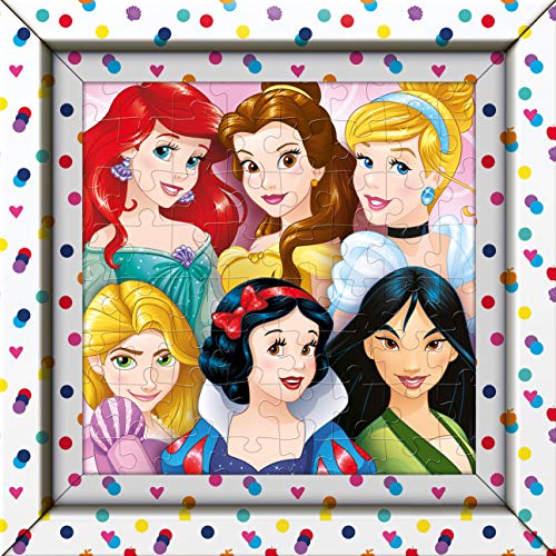 Clementoni Disney Puzzle Marco 60 Piezas Frame me up Princess, Color, One Size (38805.9)