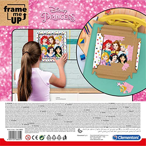 Clementoni Disney Puzzle Marco 60 Piezas Frame me up Princess, Color, One Size (38805.9)