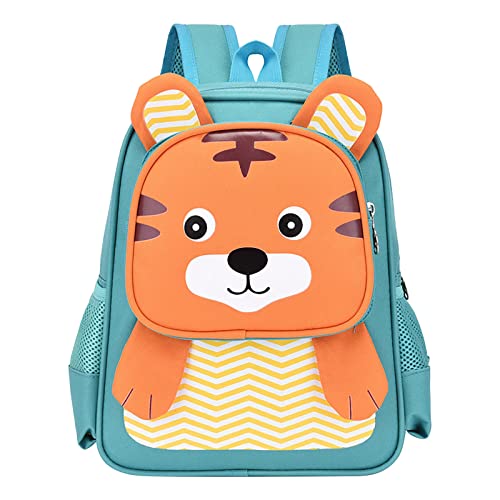 Clicitina Mochila para niños y niñas, mochila de moda para niños, mochila de de dibujos animados, mochila de felpa Fi561 (Light Blue, One Size)