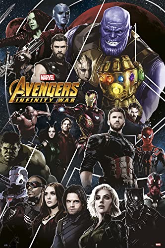 Close Up - Póster de Los Vengadores del infinito